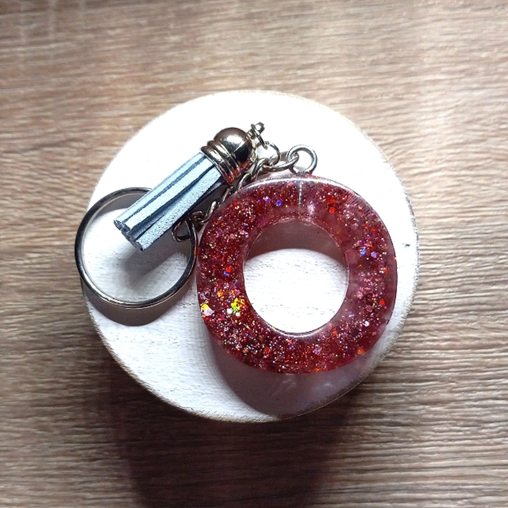 Resin Letter Keychain!!